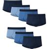 Hanes, Slip da Uomo Senza Etichetta, Biancheria Intima Morbida Anti-umidità, Senza Etichetta, Confezione da 7, Small