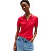 Tommy Hilfiger Donna Maglietta Polo Maniche Corte Open Slim Fit