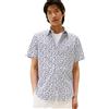 Tommy Hilfiger Uomo Camicia Linen Blend Print Maniche Corte