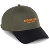 Dickies Unisex - Adulto, Cappello in twill, Muschio, OS