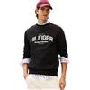 Tommy Hilfiger Uomo Felpa Arch Crew Neck Regular Fit, Nero (Black), M