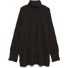 VERO MODA Vmaquarius LS Highneck Long Pullover BF Maglia a Collo Alto Donna