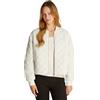 Calvin Klein Donna Bomber Quilted Jacket Sottile, Avorio (Ivory), L