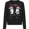 ONLY Onlxmas Shine LS Oneck Knt Onlxmas Shine LS Oneck Knt Donna (Pacco da 1)