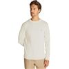 Tommy Hilfiger Uomo Pullover Chunky Cotton Crew Neck Pullover in Maglia, Avorio (Ivory Petal), XXXL