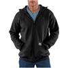 Carhartt Loose Fit Midweight Full-Zip Sweatshirt, Felpa con cappuccio Uomo, Nero, XL