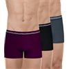 Eminence Business Le33 Biancheria Intima Uomo, Prugna Piping Nero/Nero Piping Prugna/Antracite Piping Nero, XXXL