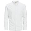 JACK & JONES Jprbrook Oxford Shirt L/S Noos Camicia, White/Fit:slim Fit, XS Uomo