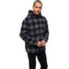 Brandit Teddy Windbreaker Uomo Giacca a Vento Nero 100% Poliestere