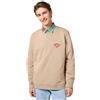 Wrangler Felpa da Uomo con Logo Piccolo, Timberwolf, M