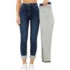 heipeiwa Jeans Invernali da Donna in Denim Elasticizzato Stretto, Foderati in Pile, Pantaloni Termici Spessi, Jegging Slim e Caldi