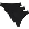 Chantelle SOFTSTRETCH, Strings (Pack x 3), Intimo Invisibile Donna, Nero, Taglia unica