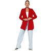 Trendyol Red Classic Jacket Giacca Classica Rossa, Rossa, Donna