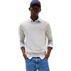 Tommy Hilfiger Uomo Pullover Essential Cotton con Scollo Rotondo, Grigio (Light Grey Heather), XXL