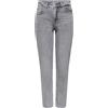 ONLY Onlemily HW STR Ank DENM NAS027 Donna Jeans Grigio W28L32 99% Cotone, 1% elasthane Regular