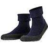 FALKE Cosyshoe M Hp lana con suola in gomma 1 paio, Calze da casa Unisex Adulto, Blu Dark Blue 6680, 39-40