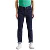 Lee Uomo Brooklyn Straight Jeans, Blu (Rinse), 31W / 32L
