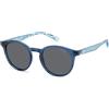 POLAROID KIDS SUNGLASSES FRAMES PLD 8061/S BLUE AZURE 46/18/130 UNISEX BAMBINI, Blu (Blue Azure), 46/18/130