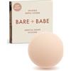 Bare Babe Copricapezzoli Antiscivolo Non appiccicosi, da Donna, riutilizzabili, Non Adesivi, Reggiseno Senza Spalline in Silicone, Creme., Large (Fits C-DD)