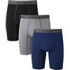 Hanes Men's 3-Pack Comfort Flex Fit Ultra Soft Long Leg Boxer Brief