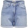 Only - Onljosephinestretch Shorts DNM Azg Noos, Pantaloncini in Jeans con vestibilità Normale e Passanti per Cintura Donna