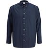 Jack & Jones Male Camicia per Il Tempo Libero Plus Size Slim Fit, Blazer Blu Navy/Blu, XXXXXXXXL