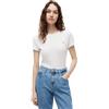 Tommy Jeans Tjw Slim C-Neck Tee Dw0Dw20459, Maglietta a Maniche Corte, Donna, Bianco (Ecru), XL