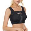 BRABIC Reggiseno da Donna con Chiusura Frontale (Nero, Nero, L
