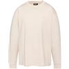 SCHOTT NYC Tscliff2ml T-Shirt, Bianco Grezzo, L Uomo