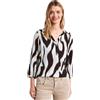 Street One Zebra - Maglietta a Maniche Corte, Modello Espresso Brown 36