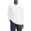 Levi's Long-Sleeve Slim Housemark Polo, Uomo, Bright White, XL