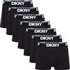 DKNY Seattle Boxer Uomo in Cotone | Boxer Uomo Cotone Elasticizzato Morbido e Traspirante | Intimo Uomo Pantaloncini Comfort | Mutande Cotone, 7pk Nero, S