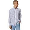 Tommy Hilfiger Uomo Camicia Flex Poplin Nautical in Cotone