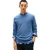 Tommy Hilfiger Uomo Pullover Essential Structure Crew Neck Regular Fit, Blu (Petrol Blue Heather), XS