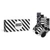 Happy Socks Calzini 4-Pack Classic Black & White Gift Set Cotone Unisex Nero Bianco 36-40