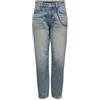 ONLY Onlelizabeth HW Carrot Ank Red DNM DOT Jeans Donna