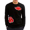 Naruto cotton division Menarutpu012 Pullover, Nero, S Uomo