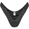 QOYDOY Perizoma Tucking Gaff Mutandine per Crossdressers Transgender Individui Liscio Setoso Nascosto Gaff Shaping Brief, Nero, Medium