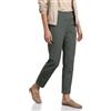 Street One 3817598 - Chino Slim Leg con Vita Elastica Donna, Verde coriandolo, 46W / 28L