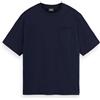 Scotch & Soda 3 Crosses Pocket Loose-Fit T-Shirt, T-Shirt, Uomo, Night, S