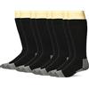 Wrangler Riggs Workwear-Calze da lavoro (4 paia) Informale, nero, lunga per uomo