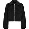 ONLY Onldana Life Faux Fur Jacket Cc OTW - Giacca da donna, Nero, L