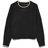 VERO MODA Vmaquarius LS O-Neck Raglan Pullover BF, Nero, S