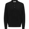 Only & Sons ONSLOUI Polo a Maglia | Regular Fit, Maniche lunghe, Basic, Temperatura massima 30°C ciclo delicato