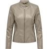 ONLY Bestseller A/S ONLNEWMELISA - Giacca da donna in finta pelle, CC OTW, in teak, S, Weathered Teak, S