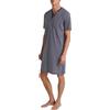 CALIDA Relax Imprint Maglia Lunga da Notte, Oscurante, Rosso-Mars Red, 62 Uomo