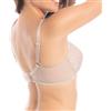 Selene, Reggiseno Donna con Ferretto e Fascia Traspirante, Coppe Imbottite Ricamate in Pizzo, Collezione Laia, Colore Terra, Taglia 3C