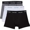 Calvin Klein Uomo Pantaloncini Boxer Confezione da 3 Intimo, Multicolore (White/B&W Stripe/Black), L