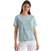 Cecil 3230413 - Maglietta da Donna Effetto Bruciato, Confezione da 1 Pezzo, Crystal Mint, M