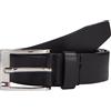 Tommy Hilfiger Uomo Cintura New Aly Belt Cintura in Pelle, Nero (Black), 100 cm
